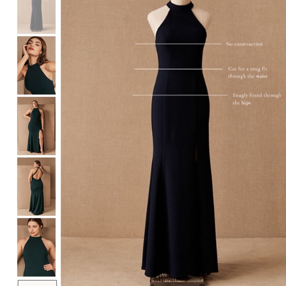 NEW BHLDN Montreal Crepe Maxi Dress in Emerald Z478-2 - Picture 4 of 4